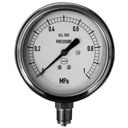 Pressure Gauge, Socer Planning All Stainless Steel Pressure Meter / Compound Gauge / Vacuum Gauge - A Type