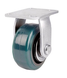Heat Resistant Caster For High Load Weight Use (Urethane Wheels), Fixed TP7280R-KPL-PCI