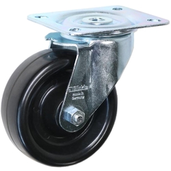 Caster with Heat Resistant Wheels, LI Series (Blickle) LI-POSI-100G