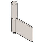 Stainless Steel 2-Tube Flag Hinge, B-1528-A B-1528-A-2