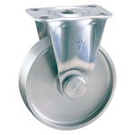 Stainless Steel Press Fixed Caster, Without Stopper, K-1304R K-1304R-130-N