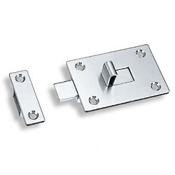 Slide Bar Latch, Stainless Steel Square Latch C-1171 C-1171-2