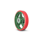 Ductile Caster Wheels Standard Type Urethane Wheels ULB 200ULB