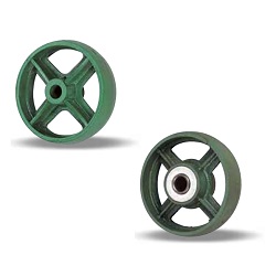 Wheels for Ductile Casters, Standard Type Cast Iron Wheels (with Bearings) FA/FB 300FB