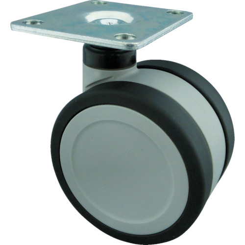 Plate type Dual Wheel Caster