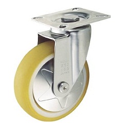 Press-Formed Reduced Noise Caster, Stainless Steel Fitting, Freely Rotating TXSUJ125