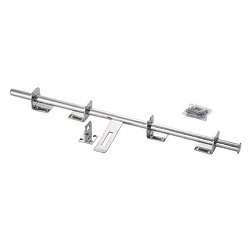 Slide Bar Latch, Ultra Strong Round Bar Hang (Stainless Steel)