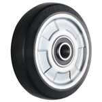 Wheel for Dedicated Caster W Series, Medium Duty Rubber Wheel, W-RB (GOLD CASTER) W-180RB