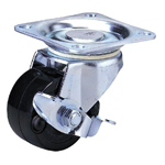 Middle-Class 100ZHs - Truck Type - for Heavy Load - with Stopper - Synthetic Rubber Wheels (Gasket Caster) 106ZHS