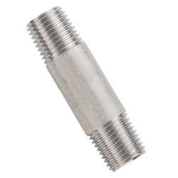 Stainless Steel Screw-in Pipe Fitting, Pipe Nipple NI-40AX200L-SUS304