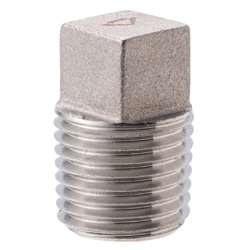 Stainless Steel Screw-in Pipe Fitting, Plug P-20A-SUS