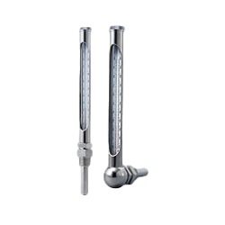 Glass thermometer rounded type