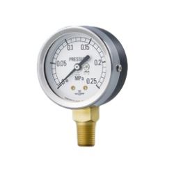 Compact Pressure Gauge, A Type PG-A-0.25MPA-50