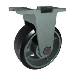 Fixed Rubber Wheels for Heavy Load (HB-k Type) - FCD Ductile Fitting HB-K150X65
