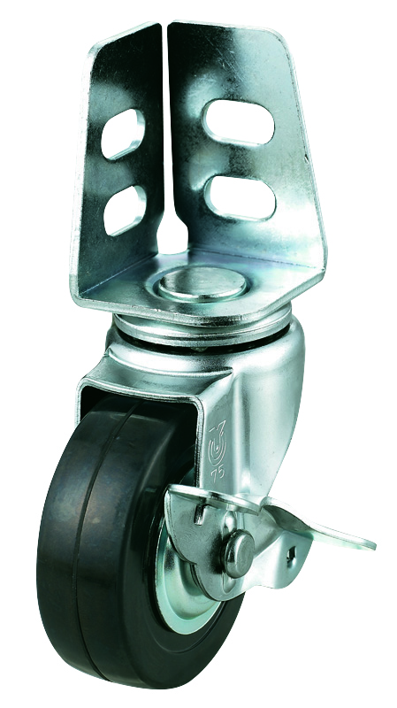 SA-S Model Swivel Wheel Angled Type (With Stopper)