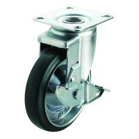 J2-S Model Swivel Wheel Plate Type (With Stopper)