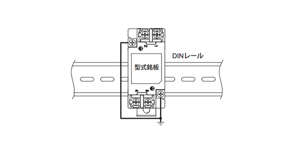 Precautions for mounting DIN rail