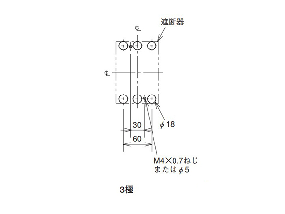 Dimensional drawing of hole drilling