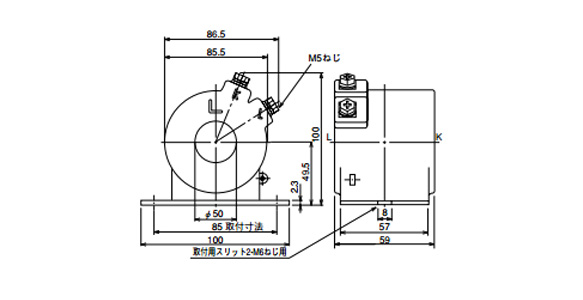 Low voltage current transformer CW-□L series: Related images