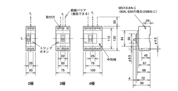 WS-V Series NF-C Type No Fuse Breaker (Economy Model): related image