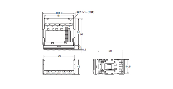 Rotation / Speed / Flow Rate Indicator / Indicator Alarm Meter K3MA-F: related image