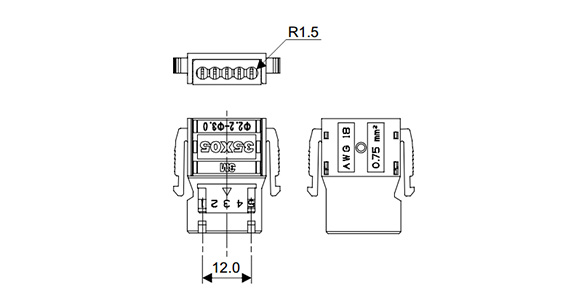 3M Power Clamp Wire Mount Socket, 5 Positions: Related images