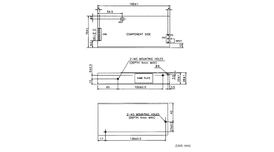 Unit Type Power Supply, LWT-H Series 