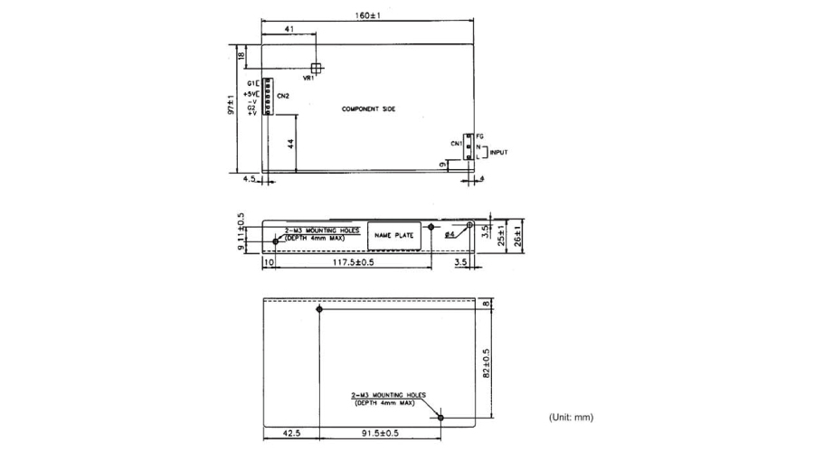 Unit Type Power Supply, LWT-H Series 