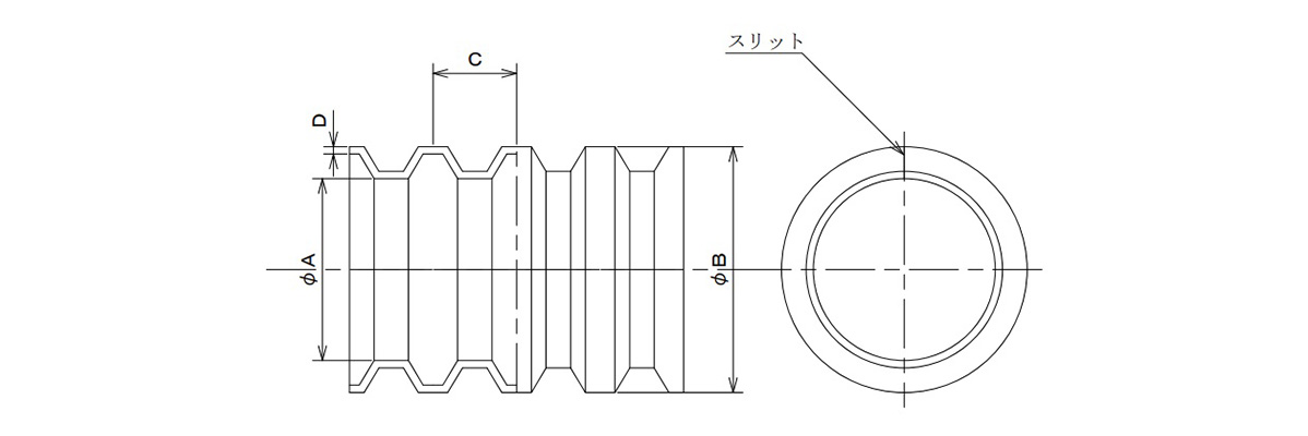 Dimensional drawing of TKCT-13-10
