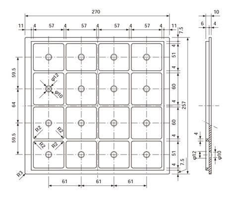 Shelf plate