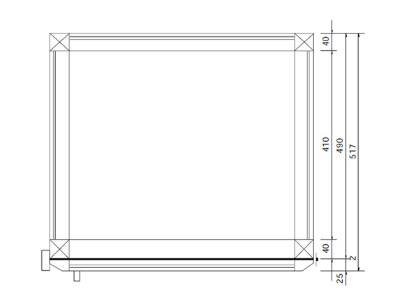 Dimensional Outline Drawing