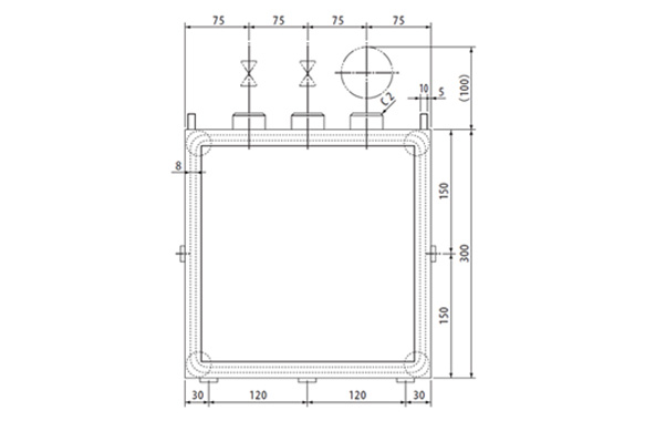 Dimensional Outline Drawing