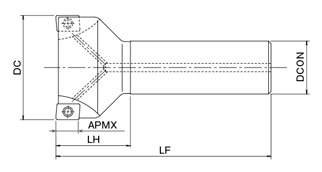 Selection support 3 of Phoenix series, PSE insert for shoulder milling