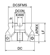 Selection support 6 of Phoenix series, PSE insert for shoulder milling