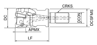 Selection support 9 of Phoenix series, PSE insert for shoulder milling