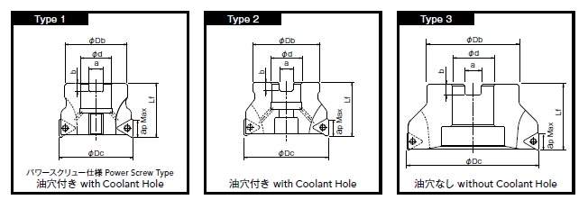 Bore Type 6-Corner Shoulder Cutter PSTW BORE: related image