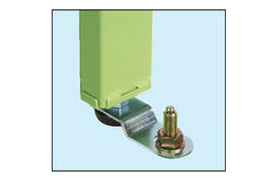 Supports vibration resistant fixing brackets.