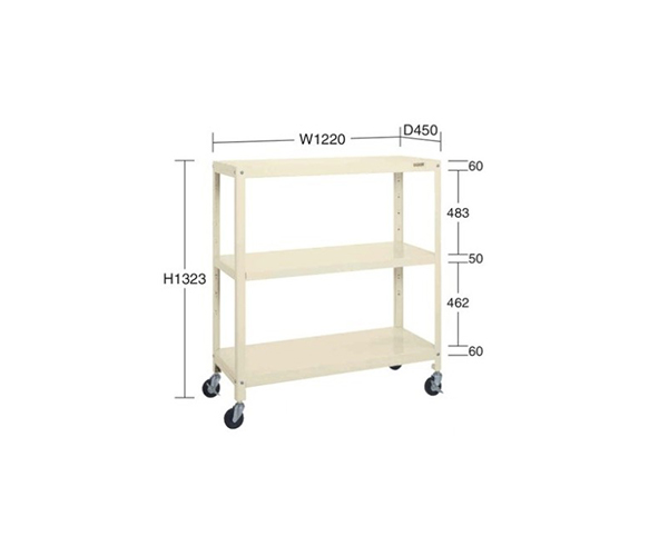 Super Rack Cart (With 2 metal fittings for stable straight traveling): Related images