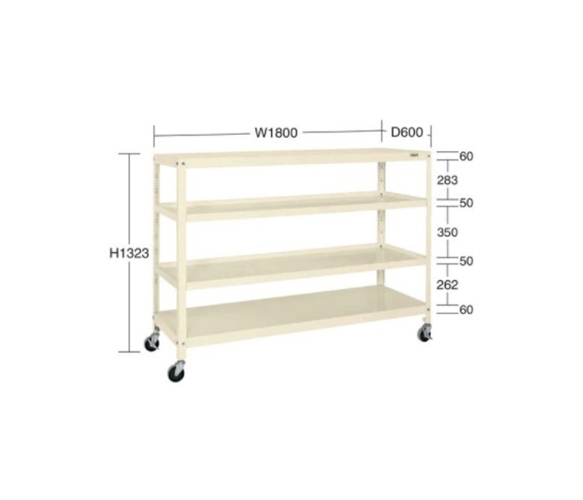 Super Rack Cart (With 2 metal fittings for stable straight traveling): Related images