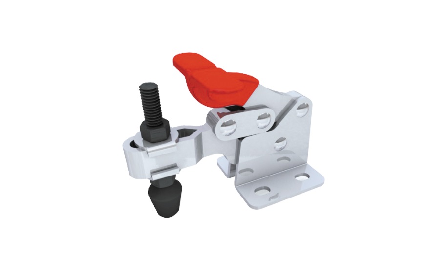 Toggle Clamp - Vertical Handle - U-Shaped Arm (Flanged Base) T-Handle, GH-13008 