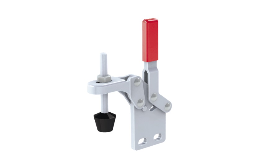 Toggle Clamp - Vertical Handle - Solid Arm (Straight Base) GH-14009 