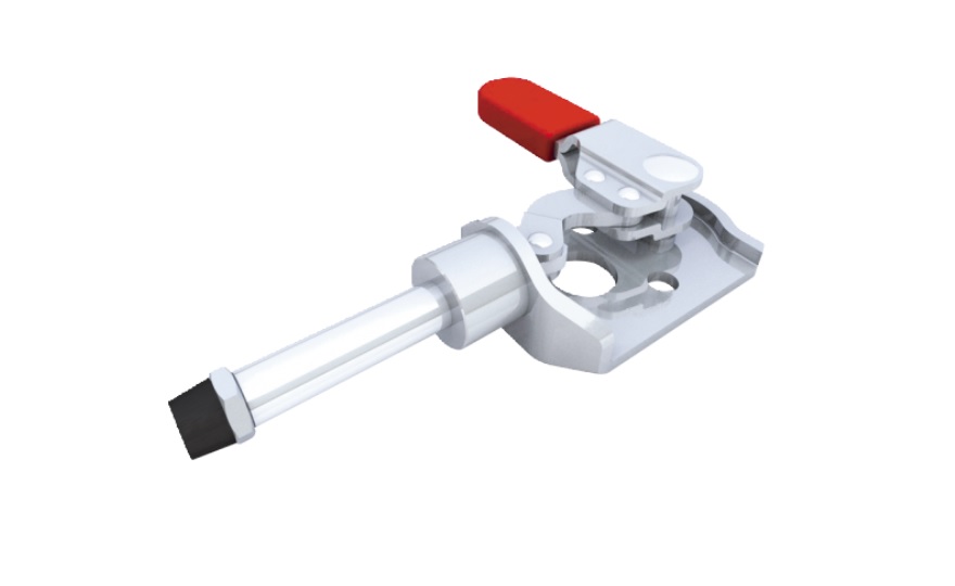 Toggle Clamp, Horizontal Push Type, Flange Base Stroke 15.9 mm, Straight Arm GH-301-CMR