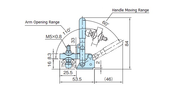 Vertical Type Toggle Clamp ST-VTC201: related image