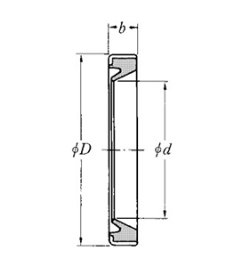 Seal, G Type drawing