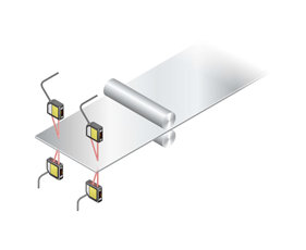 Small laser displacement sensor HL-G1 series plate thickness measurement