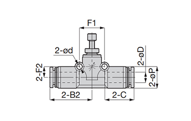 Throttle Valve - Union Straight: related image