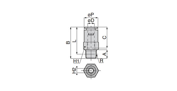 Chemical Type Tube Fitting - Straight: related image