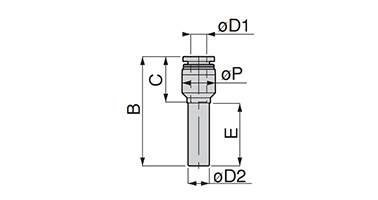 PGJ dimensional drawing