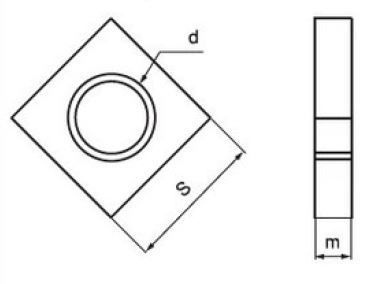 Plate Nut (Okamura Seisakusho) 