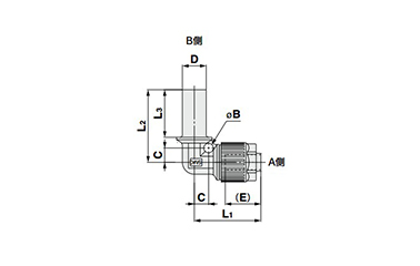 Tubing Extension Union Elbow, Reducing Type, LQ1E-T-R Metric Size: Related images